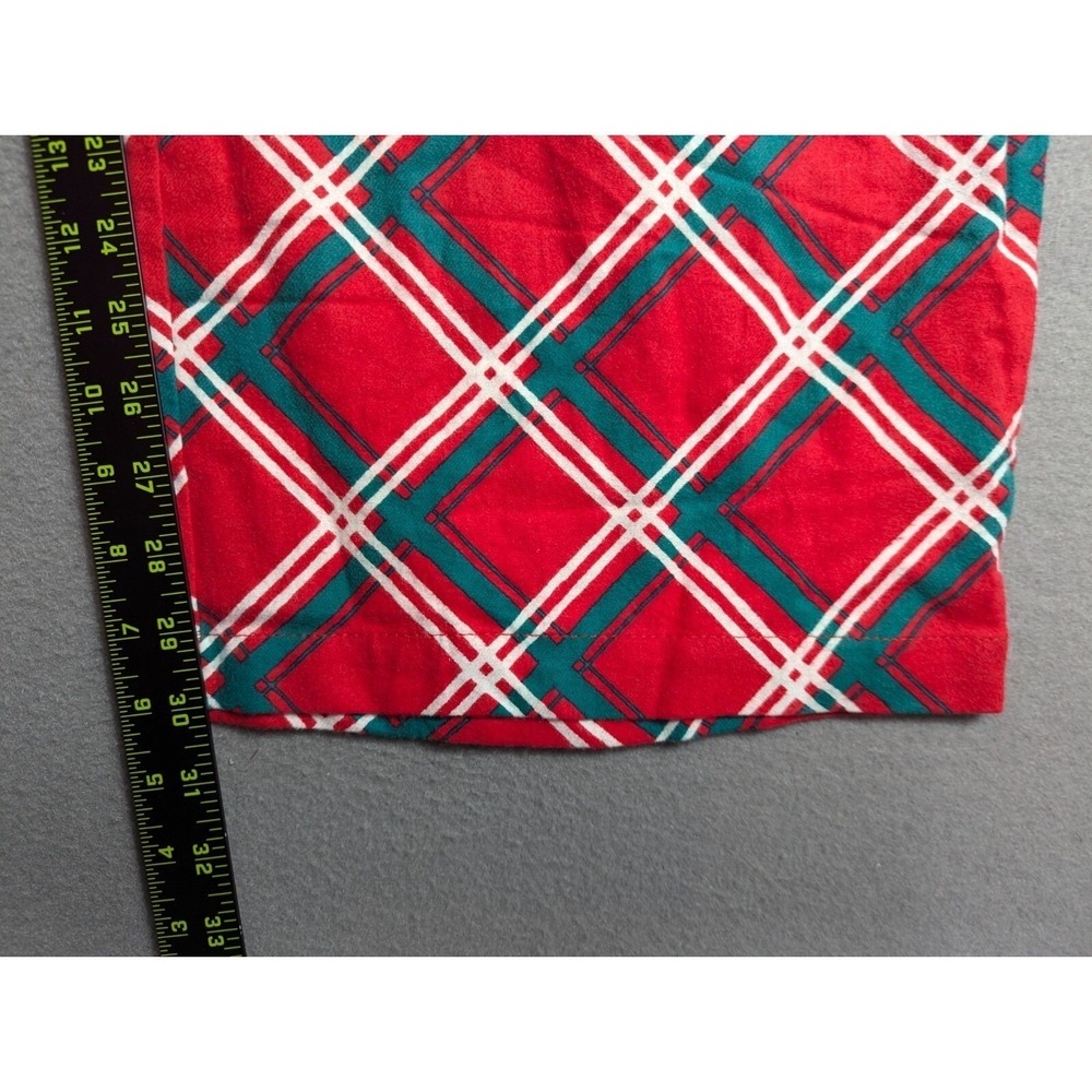 Sleep Chic Pajama Pants Women's Sz 3X Bias Red Plaid Lounge Christmas PJ Bottom - Picture 9 of 13